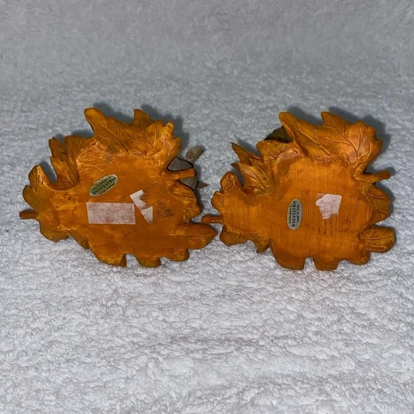 Charming Tails Mouse Candleholders Behind Stump 85/516 Rare